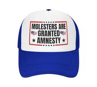 NLWQEKV Gorra de béisbol A los abusadores se Les Concede amnistía Gorra de Camionero Unisex Negra