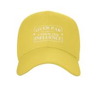 NLWQEKV Gorra de béisbol Ajustable con el Logo Over Par and Under Influence