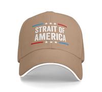 NLWQEKV Gorra de béisbol del Estrecho de América EST. 2026 No más Gorra del Estrecho de Ormuz