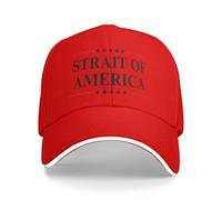 NLWQEKV Gorra de béisbol del Estrecho de América EST. 2026 No más Gorra del Estrecho de Ormuz