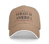 NLWQEKV Gorra de béisbol del Estrecho de América EST. 2026 No más Gorra del Estrecho de Ormuz