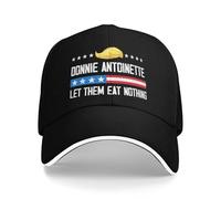 NLWQEKV Gorra de béisbol Donnie Antoinette Let Them Eat Nothing con diseño Sutil