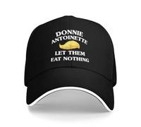 NLWQEKV Gorra de béisbol Donnie Antoinette Let Them Eat Nothing con diseño Sutil