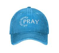 NLWQEKV Gorra de béisbol para Mujer con el Lema Ora sobre ello, Ora por ello, Ora a través de ello, Estilo Vintage.