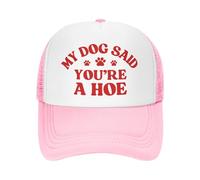 NLWQEKV Gorra de béisbol Tipo Camionero Negra con Malla My Dog Said You'Re A Hoe