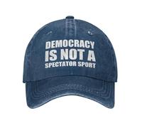 NLWQEKV Gorra Deportiva La Democracia no es un espectáculo para Mujer. Gorras de béisbol para Mujer La Democracia no es un espectáculo.