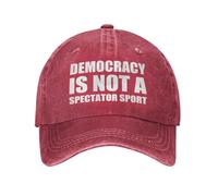 NLWQEKV Gorra Deportiva La Democracia no es un espectáculo para Mujer. Gorras de béisbol para Mujer La Democracia no es un espectáculo.
