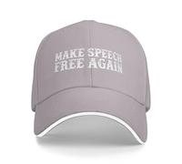 NLWQEKV Gorra Haz Que la Palabra vuelva a ser Libre para Mujer. Gorra Divertida de papá. Regalos Divertidos para Mujeres.