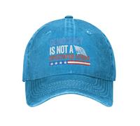 NLWQEKV Gorra Retro de algodón con el Lema La Democracia es un Deporte para espectadores