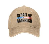 NLWQEKV Gorra Strait of America EST 2026 sin Hormuz de algodón