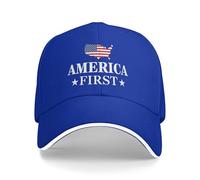 NLWQEKV Gorras de Golf America The First para el 4 de Julio, para Hombres y Mujeres, Estilo Dad Caps