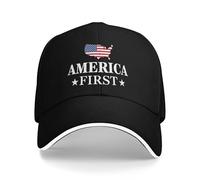 NLWQEKV Gorras de Golf America The First para el 4 de Julio, para Hombres y Mujeres, Estilo Dad Caps