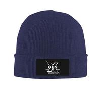 NLWQEKV Gorro de Lana Gen X Whatever, Divertido Gorro de Invierno con puños para Hombre y Mujer, Gorro de Punto con Forma de Calavera