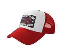 NLWQEKV La Democracia es un Deporte de Espectador Gorra de Camionero de Malla