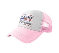 NLWQEKV La Democracia es un Deporte de Espectador Gorra de Camionero de Malla
