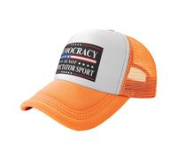 NLWQEKV La Democracia es un Deporte de Espectador Gorra de Camionero de Malla