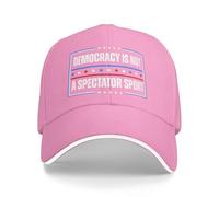NLWQEKV La Democracia es un Deporte para espectadores. Gorra de béisbol.