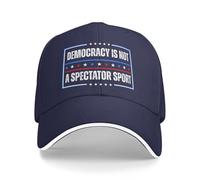 NLWQEKV La Democracia es un Deporte para espectadores. Gorra de béisbol.