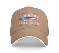 NLWQEKV La Democracia es un Deporte para espectadores. Gorra de béisbol.