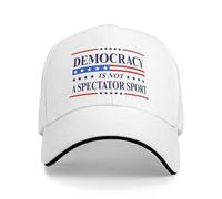 NLWQEKV La Democracia es un Deporte para espectadores. Gorra de béisbol.