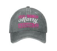 NLWQEKV Las Mujeres de Verdad se Casan con imbéciles Gorras para Hombre Soy el imbécil con el Que se casó Gorra de béisbol Las Mujeres de Verdad se Casan con imbéciles