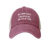 NLWQEKV Mi mamá Dice Que Soy Especial Gorra de Malla de algodón SoYou