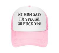 NLWQEKV Mi mamá Dice Que Soy Especial Gorra de Malla SoYou