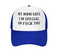 NLWQEKV Mi mamá Dice Que Soy Especial Gorra de Malla SoYou