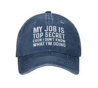 NLWQEKV Mi Trabajo es Top Secrets Incluso yo no sé lo Que Estoy Haciendo Sombrero Mujer Papá Sombrero con Gorras de diseño