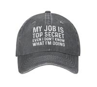 NLWQEKV Mi Trabajo es Top Secrets Incluso yo no sé lo Que Estoy Haciendo Sombrero Mujer Papá Sombrero con Gorras de diseño