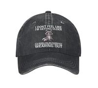 NLWQEKV No Siento Que esté envejeciendo, es más Bien una garantía. Gorras para Hombre. No Siento Que esté envejeciendo. Gorras para Hombre.