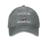 NLWQEKV No Siento Que esté envejeciendo, es más Bien una garantía. Gorras para Hombre. No Siento Que esté envejeciendo. Gorras para Hombre.