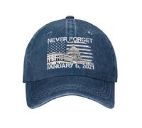 NLWQEKV Nunca Olvides el 6 de enero de 2021 Gorras para Hombre Nunca Olvides Gorras de béisbol para Hombre Nunca Olvides el 6 de enero de 2021