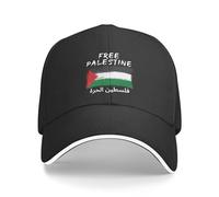 NLWQEKV Sombrero de Palestina Libre I Stand with Palestina Trucker Hat Orar por Palestina Fuerte Gorra de Béisbol para Hombres Mujeres