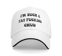 NLWQEKV Soy un Gordo cabrón con Gorra de béisbol autocrítica