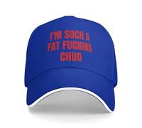 NLWQEKV Soy un Gordo cabrón con Gorra de béisbol autocrítica