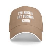 NLWQEKV Soy un Gordo cabrón con Gorra de béisbol autocrítica