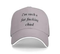 NLWQEKV Soy un Gordo cabrón con Gorra de béisbol autocrítica