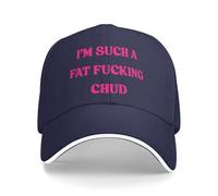 NLWQEKV Soy un Gordo cabrón con Gorra de béisbol autocrítica