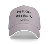 NLWQEKV Soy un Gordo cabrón con Gorra de béisbol autocrítica