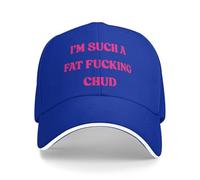 NLWQEKV Soy un Gordo cabrón con Gorra de béisbol autocrítica