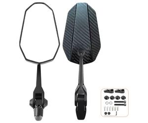 NLXZHJ Espejos Retrovisores Moto para Honda Genio 2022-2023, Ajustable Espejo Retrovisor Motocicleta Ofrece Una Visión Nítida Laterales Retrovisores,A-White