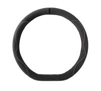 NLXZHJ Funda Volante Coche para VW Gran Lavida/Gran Santana, Suave Antideslizante Transpirable Cubre de Ante Cuero Funda de Volante de Coche,D-Black