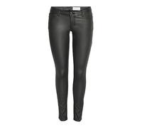 NMALLIE LW Skinny Coated Black Pant Noos, Jeans,