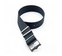 NMASDUYPU Correa de nailon ajustable de una sola pasada, de 20 mm y 22 mm, compatible con correas de tela Tudor.(Gris,22mm)