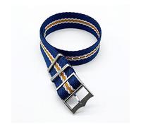 NMASDUYPU Correa de nailon ajustable de una sola pasada, de 20 mm y 22 mm, compatible con correas de tela Tudor.(1,20mm)