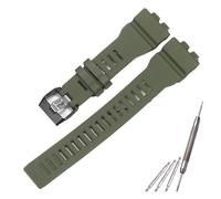 NMASDUYPU Correa de reloj GBA800 GBD800 for hombre, de resina, resistente al agua, compatible con GBA800 GBD800.(Military Green,GBA-800)