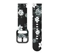 NMASDUYPU Correa de silicona transpirable de 22 mm for Watch Pro, compatible con Pro2(The night blooms,CMF Watch pro)