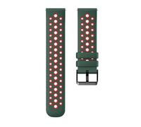 NMASDUYPU Correa deportiva de silicona transpirable perforada de 22 mm compatible con Watch GT5 Pro de 46 mm. Compatible con Watch GT5/GT4/GT3/GT2 de 46 mm.(Green-Red,GT5 GT5pro 46mm)