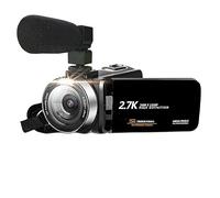 nmbhus 30 Millones De Cámaras De Video Digital HD DV Viaje Autodisparador Foto Video Videocámara Película Máquina Todo En Uno(Size:Hot Shoe Mount+Microphone)